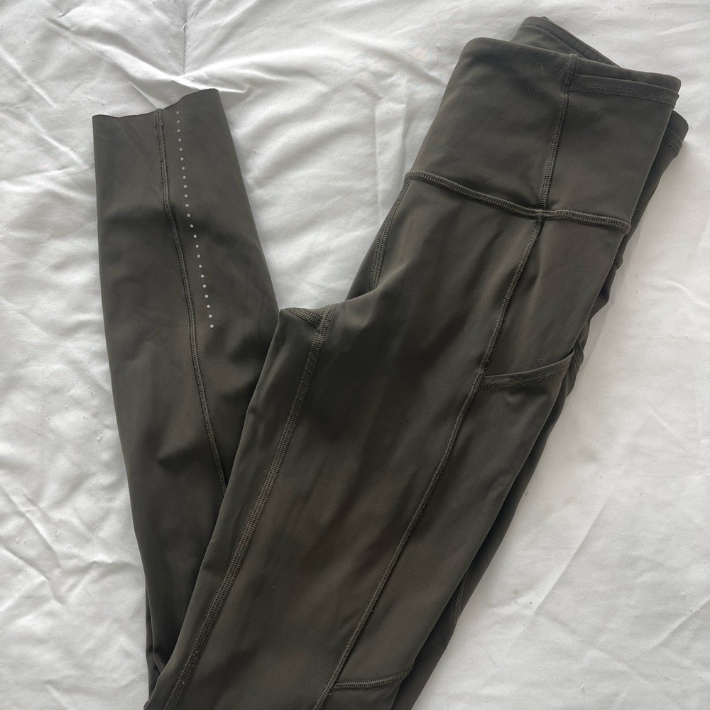 lululemon athletica Dark Olive Leggings